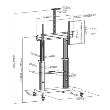 Стойка IPmatika TTL07-610TW